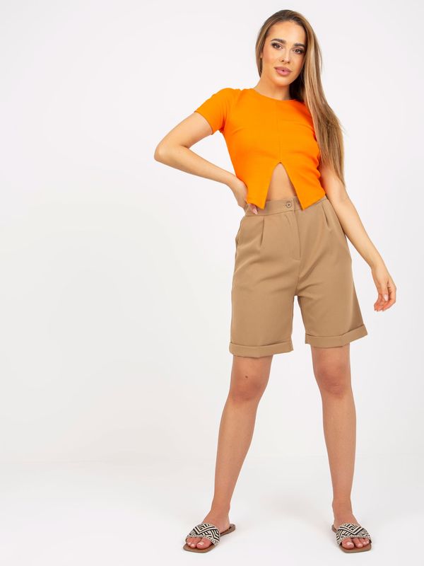 XSAPIENZA Shorts-BR-SN-102.70-dark beige