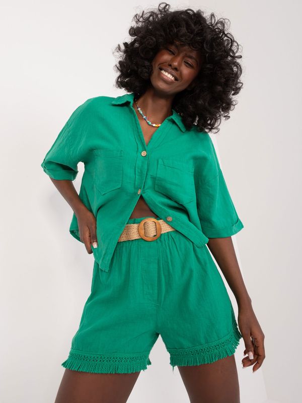 Italy Moda Shorts-DHJ-SN-5536.34X-Green