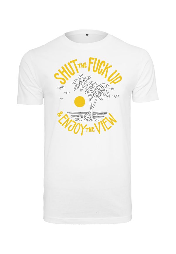 MT Men Shut the Fuck Up & Enjoy The View Tee White