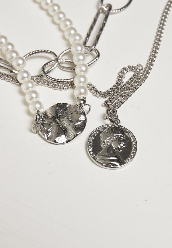 Urban Classics Accessoires Silver Ocean Layering Necklace