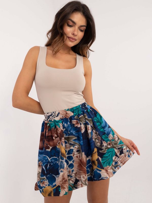 Italy Moda Skirt-DHJ-SD-19865-5.70P-Dark Blue
