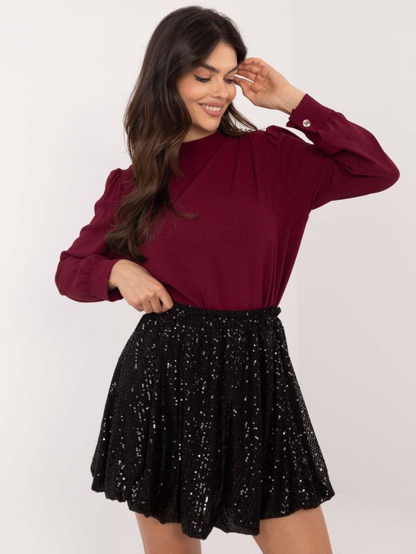 Italy Moda Skirt-MI-SD-271360.74-black