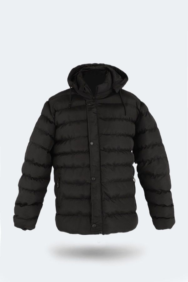 Slazenger Slazenger SALINE muški plus size kaput crni