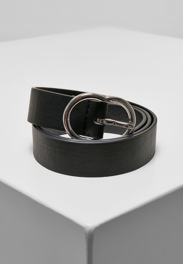 Urban Classics Accessoires Small chain mail belt with buckle black/silver