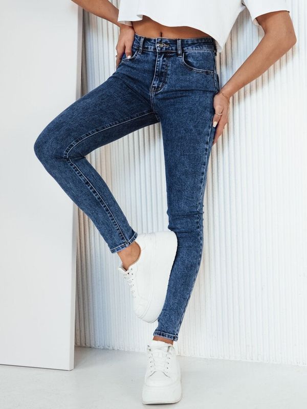 DStreet Spodnie damskie jeansowe COULET niebieskie Dstreet