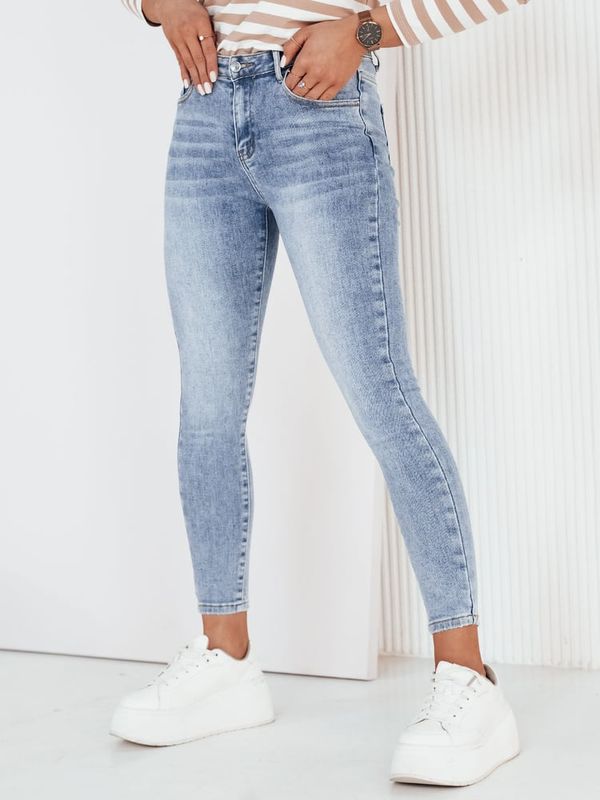 DStreet Spodnie damskie jeansowe LACIVON niebieskie Dstreet
