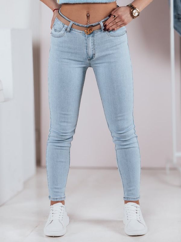 DStreet Spodnie damskie jeansowe skinny ELASTICON Dstreet