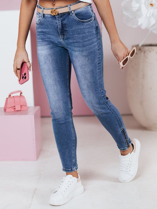 DStreet Spodnie damskie jeansowe skinny WERNI granatowe Dstreet