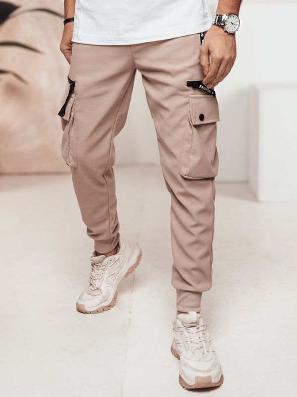 DStreet Spodnie męskie cago khaki Dstreet