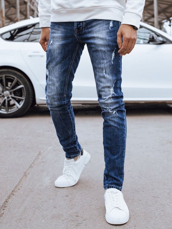 DStreet Spodnie męskie jeansowe granatowe Dstreet