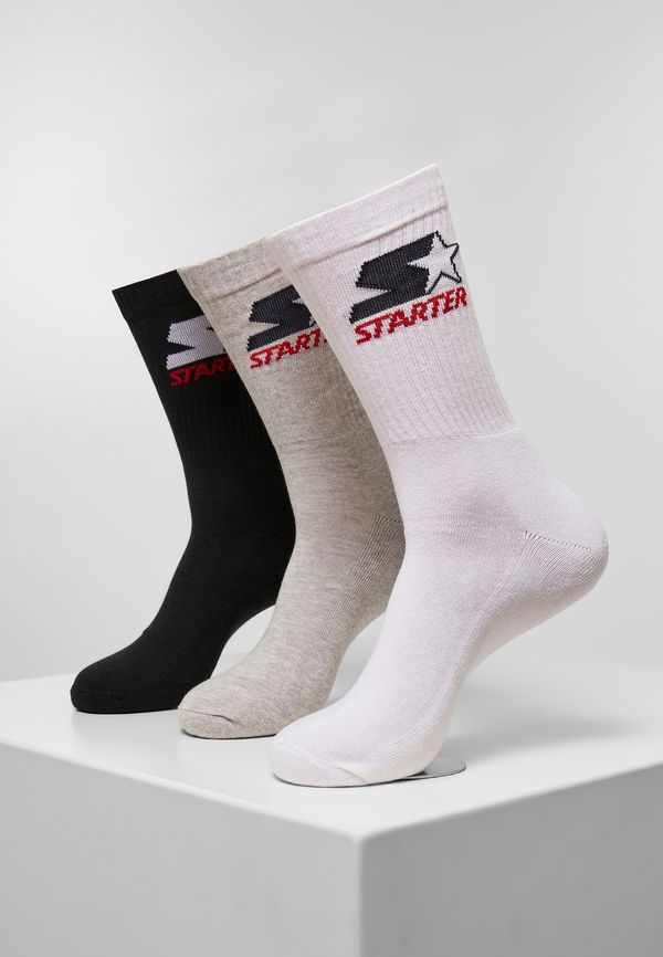 Starter Black Label Starter Crew Socks heathergrey/black/white
