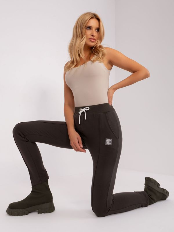 RELEVANCE Sweatpants-RV-DR-9023.49P-dark khaki
