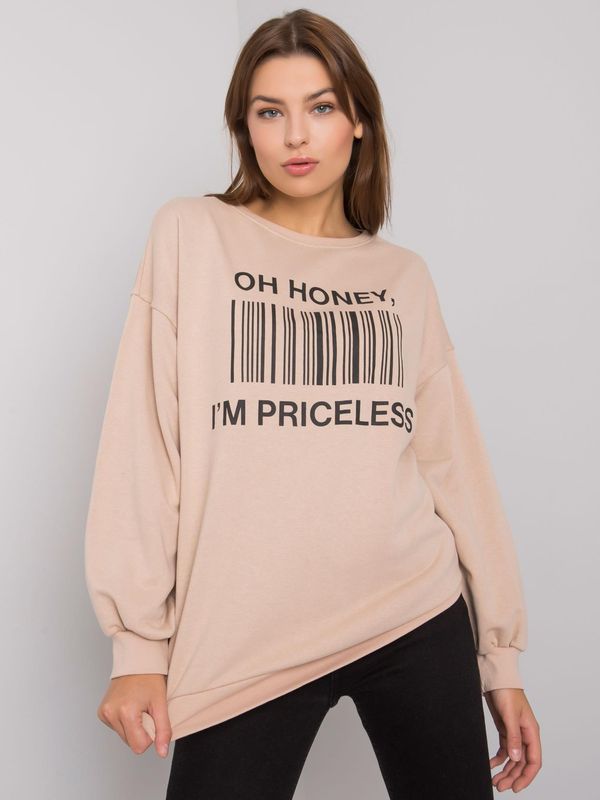 ex moda Sweatshirt-EM-BL-536/1U.84P-beige
