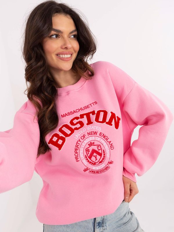 My Red Lips Sweatshirt-EM-BL-617-15.55P-pink