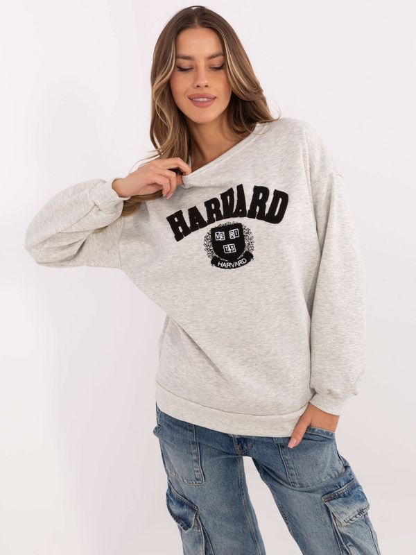 My Red Lips Sweatshirt-EM-BL-617-16.01X-light gray