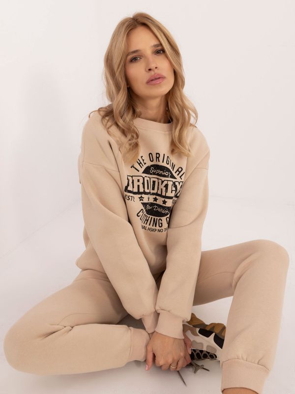 My Red Lips Sweatshirt-EM-BL-617B.80-beige