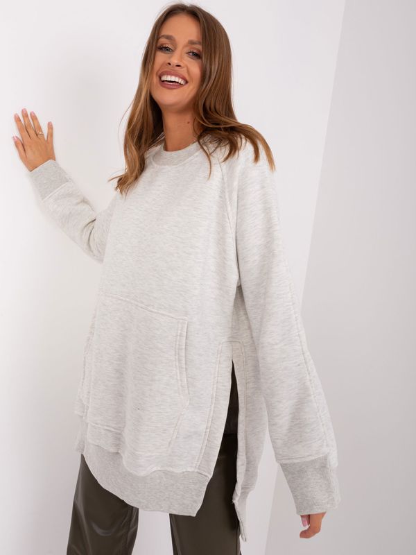 Your Red Lips Sweatshirt-EM-BL-664.98P-light gray