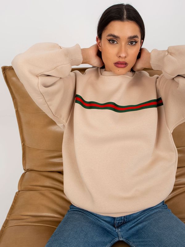 ex moda Sweatshirt-EM-BL-760.01-beige