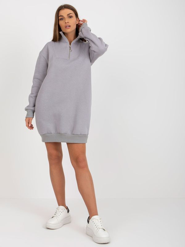My Red Lips Sweatshirt-EM-BL-773.16P-grey