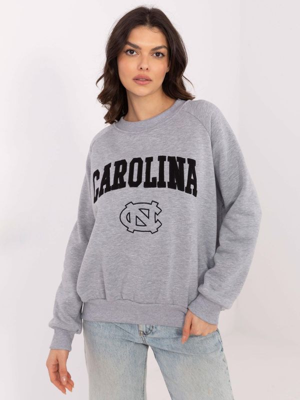 My Red Lips Sweatshirt-EM-BL-857-1.02X-gray