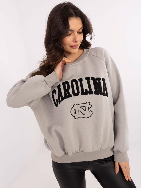 My Red Lips Sweatshirt-EM-BL-857-1.92P-grey