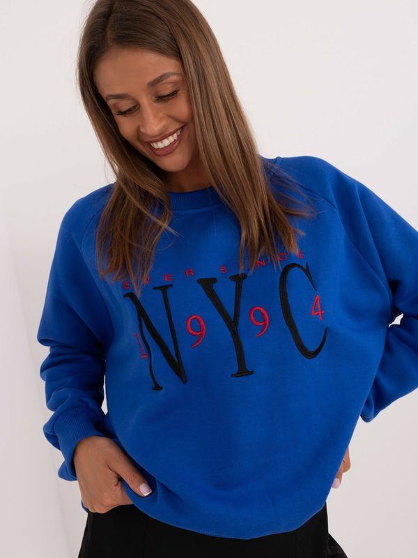 My Red Lips Sweatshirt-EM-BL-857.88-Cobalt