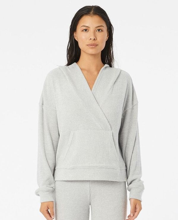 Rip Curl Sweatshirt Rip Curl COSY V NECK HOOD Mid Grey