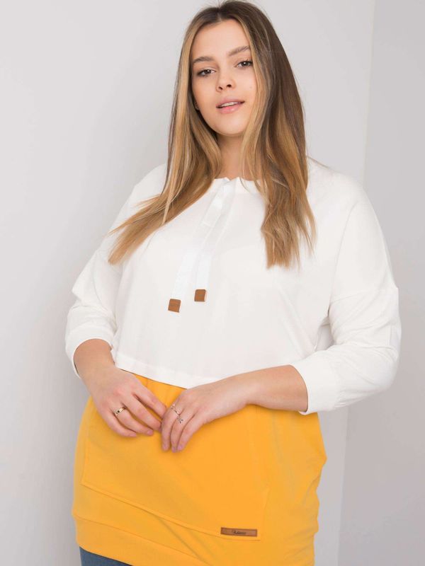 RELEVANCE Sweatshirt-RV-BL-6845.51P-white-yellow