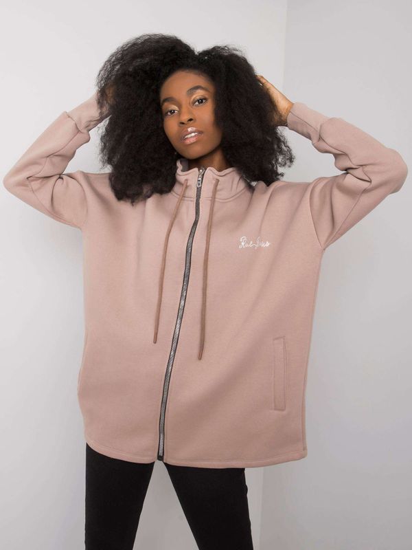 RUE PARIS Sweatshirt-RV-BL-7308.49-dark beige