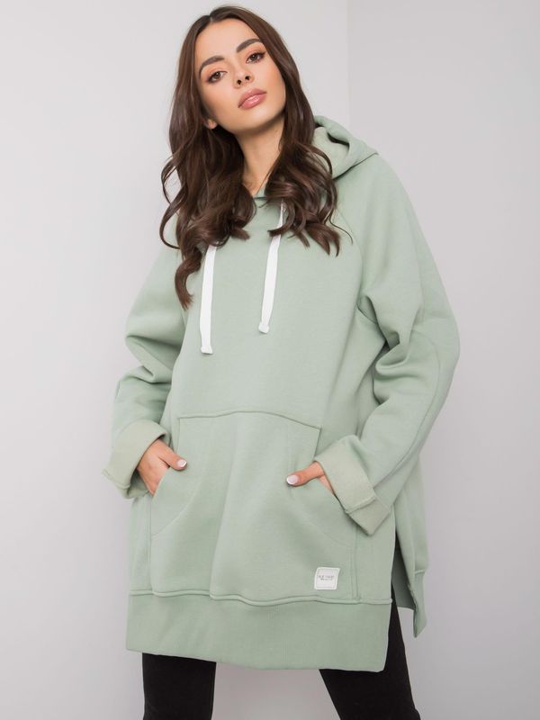 RUE PARIS Sweatshirt-RV-BL-7371.00P-pistachio