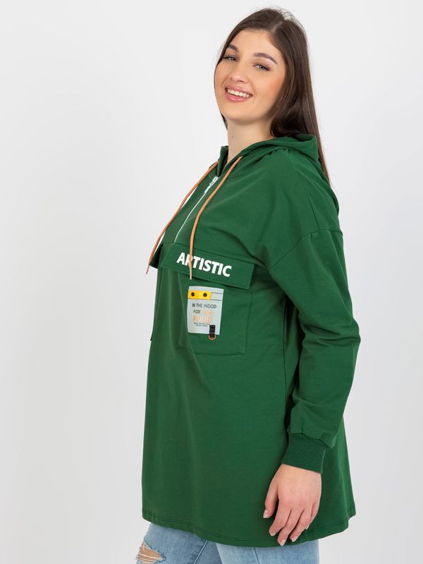 RELEVANCE Sweatshirt-RV-BL-8258.34-dark green