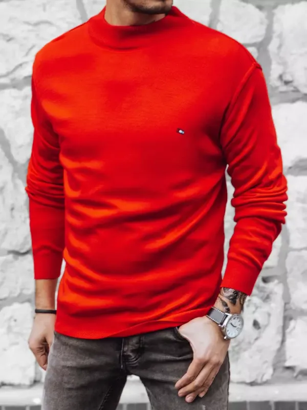 DStreet Sweter męski czerwony Dstreet