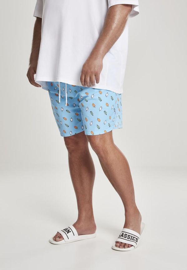 UC Men Swimsuit with light blue/ice pattern