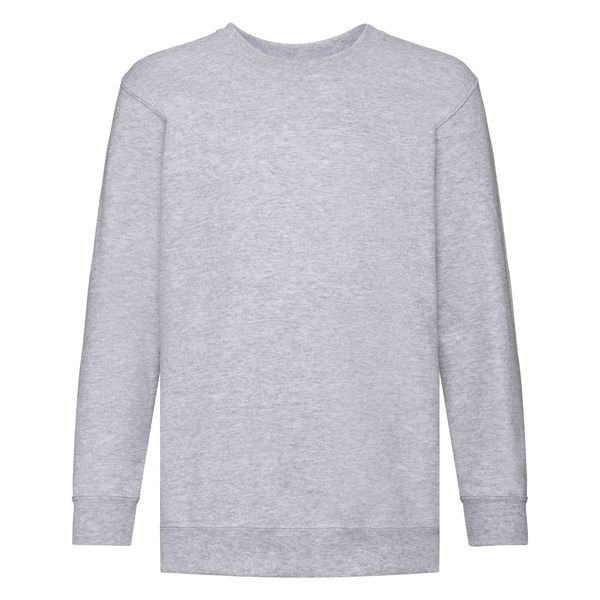 Fruit of the Loom Szara bluza dziecięca Set-In Sweat Fruit of the Loom