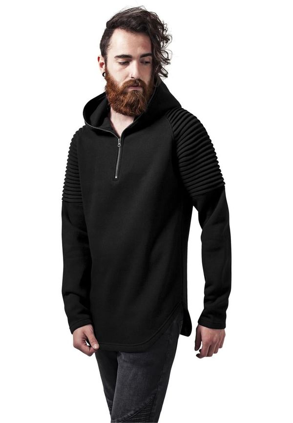 UC Men Terry Hoody pleat sleeves black