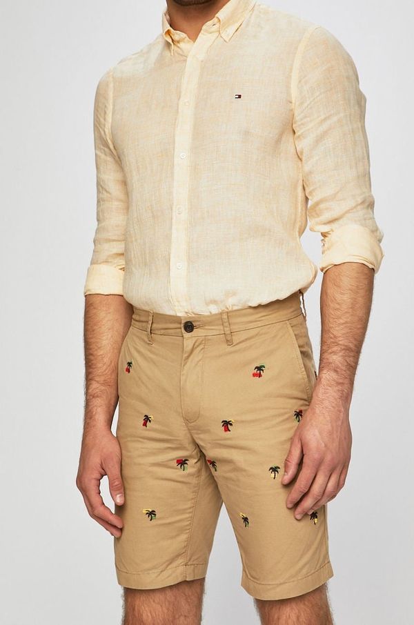 Tommy Hilfiger Tommy Hilfiger Shorts - BROOKLYN SHORT EMBRO beige