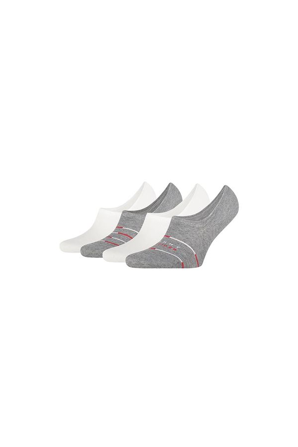 Tommy Hilfiger Tommy Hilfiger Socks - TH MEN FOOTIE HIGH CUT GIFTBOX 4P multicolor