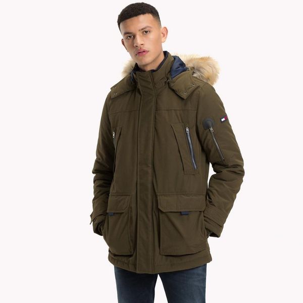 Tommy Hilfiger Jeans Tommy Jeans Jacket - TJM TECHNICAL PARKA dark green