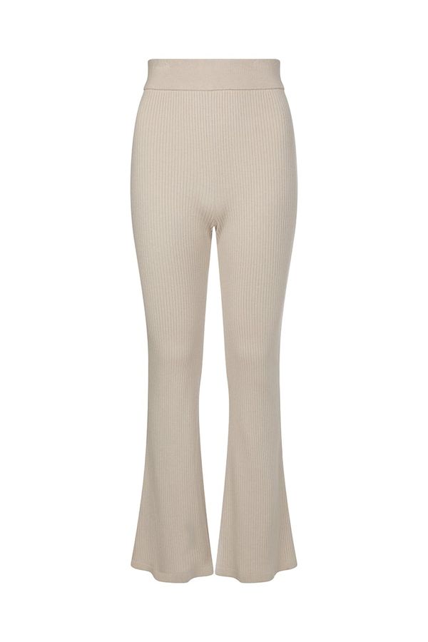 Tommy Hilfiger Tommy Jeans Sweatpants - TJW A-LINE RIB BADGE PANT beige