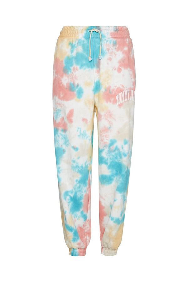 Tommy Hilfiger Tommy Jeans Sweatpants - TJW MULTI TIE DYE SWEATPANT white