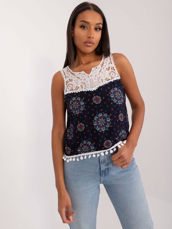 Factory Price Top-AT-TP-22501B.01X-White-Navy