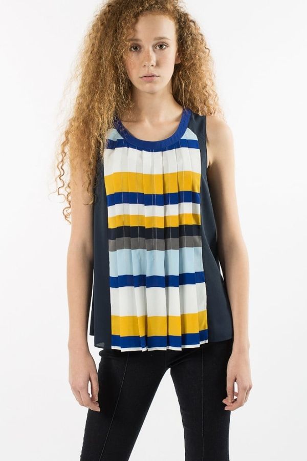 Tommy Hilfiger Top - Tommy Hilfiger JACKIE TOP NS blue