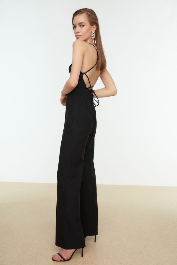 Trendyol Trendyol Black Woven Overalls