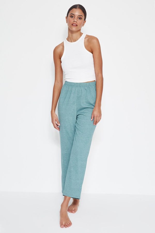 Trendyol Trendyol Green Capri Boy Knitted Pajama Bottoms