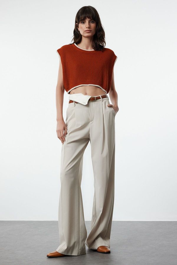 Trendyol Trendyol Tile Crop Knitwear Sweater