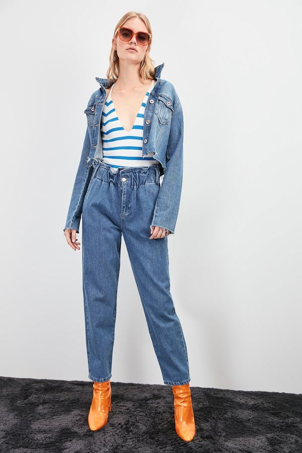 Trendyol Trendyol Traperice - Plava - Mama