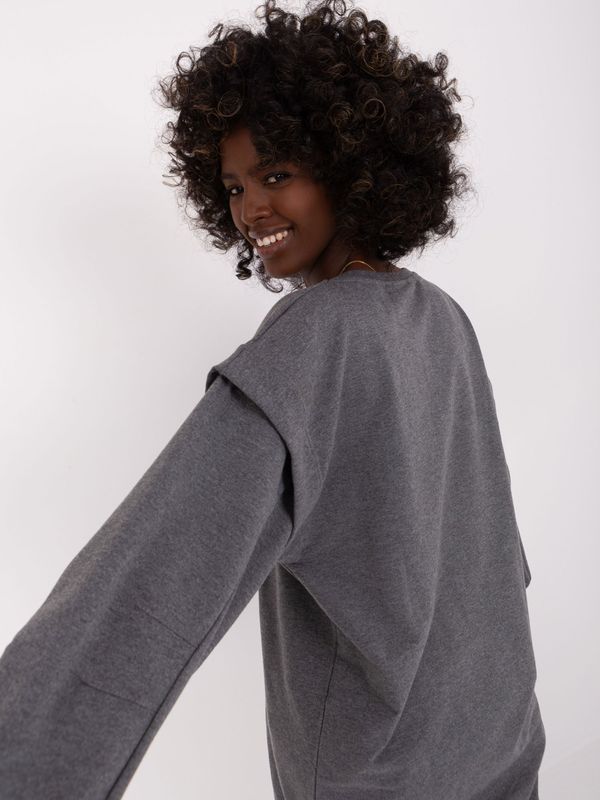 Lily Rose Tunic-EM-TU-HS-21-499.21-dark gray