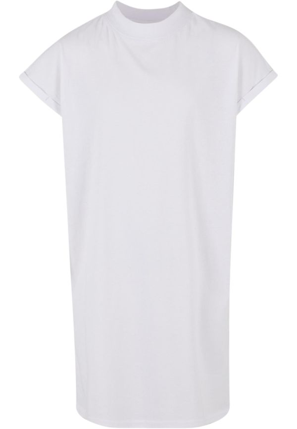 Urban Classics Kids Turtle Extended Shoulder dress for girls - white