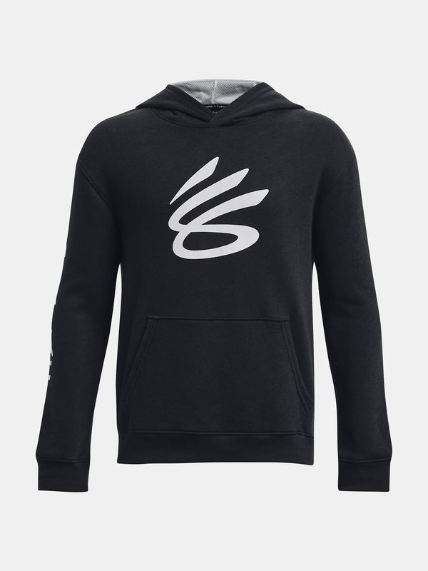 Under Armour Under Armour Mikina Curry Boys Splash Hoodie-BLK - Kluci