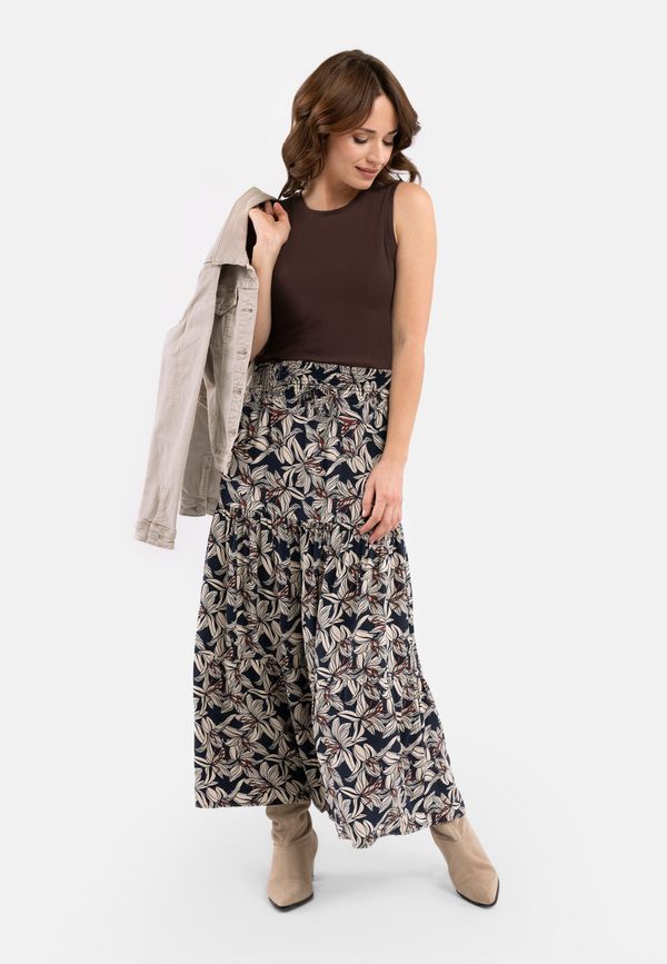 Volcano Volcano Woman's Skirt G-NELLA Navy Blue